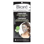 Bioré® Self Heating One Minute Mask, with Natural Charcoal, for Oily Skin, 4-count (7 g each)