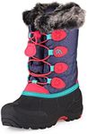 ICEFACE Kids Winter Snow Boots Waterproof and Insulated for Girls and Boys (8 M US Toddler, Red)