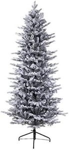 Kaemingk Everlands Frosted Grandis Slim Fir Artificial Christmas Tree 2.4m/ 8ft