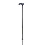 Carbon Fibre Walking Stick Fritz Grip (Black)