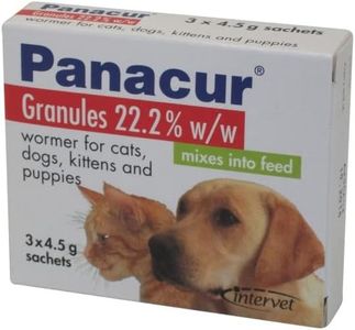 Panacur Cat & Dog Worming Granules, 4.5g – Pack of 3 Sachets