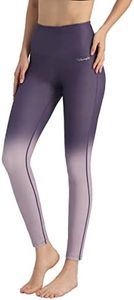 Ubestyle UPF 50+ High Waist Women's Swim Pants Swim Leggings Swimming Tights Long Swimwear Pants Sun Protective (UBT3001PURPLEGRADIENTXL)