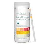 3-in-1 Ketone + pH + Uric Acid Urine Keto Test Strips (100ct) by Dr. Anna Cabeca - Comprehensive Ketosis Test Kit for Ketogenic, Low-Card, Alkaline Diet