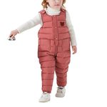 Runstarshow Winter Trousers Kids Snow Pants Toddler Snowsuit Snow Bib Ski Pants Padded Warm Overalls Dungarees Jumpsuit Snow Suits Winter Clothes for Unisex Toddlers Kids Aged 6 Months-5 Years