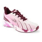 Campus Women's Camp Streak Baby Pink/Wine Running Shoes - 7UK/India 22L-132