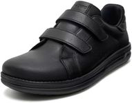 1TAZERO Diabetic-Shoes for Men-Wide Width-Walking with Swollen-Feet - Wide Shoes for Men Comforts Orchopedic Dress Leather Kitchen Nurses Non-Slip Oil-Resistant Shoes Black 14