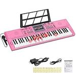 24HOCL 61 Keys Keyboard Piano Light