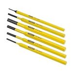 Stanley 418226 Punch Kit (6 Pieces), Black/Yellow