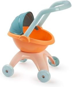 Jouets Ecoiffier - 1847- Landau - Jeu d'imitation pour Enfants - Dès 12 Mois - Origine France Garantie, Pastel