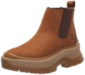 Timberland Women's Roxie Lane Mid Fashion Boot, Rust Nubuck, 8