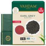 VAHDAM, Earl Grey Black Tea Leaves (340g/170+ cups) - Natural Bergamot Oil Blended with Fresh Black Tea, Floral and Citrus Garden