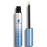 Terez & Honor Natural Eyelash Growth Enhancer and Brow Serum for Long Luscious Lashes and Eyebrows