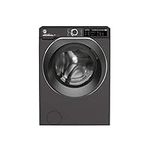 Hoover H-Wash 500 HDD4106AMBCR Freestanding Washer Dryer, Care Dose, A Rated, 10 kg/6 kg Load, 1400 rpm, Graphite