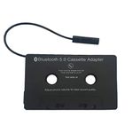 chaoxiner Cassette Adapter for Car Bluetooth 5.0 Music Car Audio-receiver Cassette Player Adapter MP3 Converter for Smart Cellphones Tablet