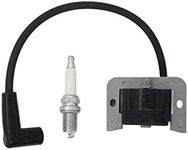 20 584 03-S Ignition Coil Module + Spark Plug for Kohler Courage Command SV470 SV480 SV530 SV540 SV590 SV600 SV610 SV620 15 16 17 18 HP Engine Motor MTD Riding Lawn Mower Tractor Cub Cadet 74360 74363