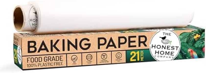 The Honest Home Co. | Baking Paper Roll - 21 Meters, 40 GSM | FDA Approved Parchment Paper| 100% Non Stick | Baking Essentials | Pack of 1