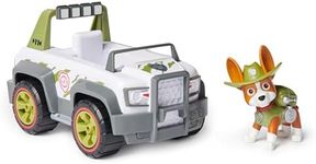 PAW Patrol, Tracker’s Jungle Cruiser, Toy Truck with Collectible Action Figure, Sustainably Minded Kids Toys for Boys & Girls Ages 3 and Up