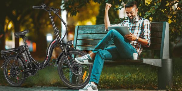 SAMEBIKE Foldable Electric Bike for Adults