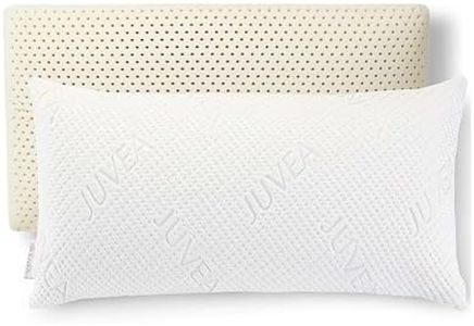 JUVEA Elevate High-Profile w/Tencel Cover - 100% Natural Talalay Latex Bed Pillow for Sleeping. Breathable, Pressure Relief, Durable. Oeko-TEX & FSC ® Certified