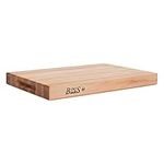 John Boos Maple Wood Reversible Edge Grain Kitchen Cutting Board, 18"x12"x1.75"