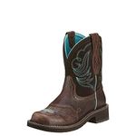 Ariat Women's Fatbaby Heritage Dapper Western Cowboy Boot, Royal Chocolate/Fudge, 8.5 M US