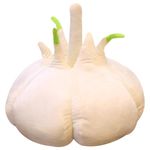 Yoholto Garlic Plush Pillow - 15.7 inch Garlic Food Plush Pillow - A Head of Garlic Plush- Home Decoration Gift for Kids Adults