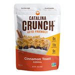 Cinnamon Keto Cereal | Low-carb, Zero Sugar, Plant Protein | Catalina Crunch