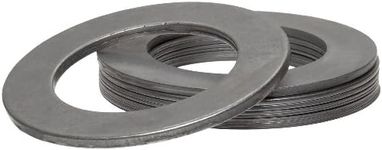 Steel Arbor Shim Assortment Kit, Matte, Full Hard, AISI 1008-1010 For Chemistry, 1'' ID, 1-1/2'' OD (Pack of 19)