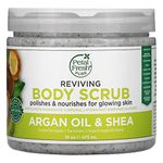 Petal Fresh Reviving Argan Oil & Shea Body Scrub 473 ml | Polishes & nourishes for glowing skin | Exfoliate dead skin from Neck, Knees, Elbows & Arms