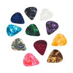 SUPVOX Plectrums Colourful Heart Shape for Guitar Bass Ukulele Mandolin Banjo 60 Pieces Assorted Colours