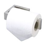 TocTen Toilet Paper Holder-Bathroom Tissue Holder Fit Big Roll Paper, Toilet Paper Roll Holder Wall Mounted Made of Thicken 304 Stainless Steel, Suitable for Bathroom, Kitchen, Office (5.9In, Brushed)