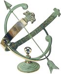 Rome RM1336 Polished Brass 18-Inch Diameter Armillary Sundial