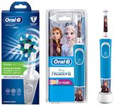 Oral-B Vitality 100 White Criss Cross Electric Rechargeable Toothbrush Powered By Braun&Oral B Kids Electric Rechargeable Toothbrush,Featuring Frozen Characters-Oral Care Combo