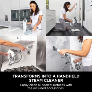 Shark Steam Cleaner – Grey/White Handheld Steam Cleaning Machine