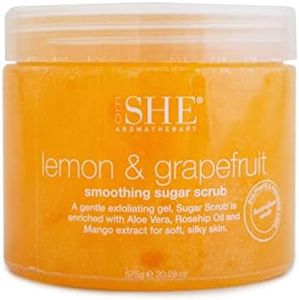 OM SHE Aromatherapy Lemon & Grapefruit Sugar Scrub