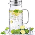 1.2 Liter 40 oz Glass Pitcher with 