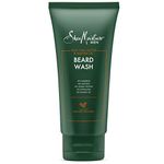 Shea Moisture Mens Beard Wash, Premium All Natural ingredients, Maracuja Oil & Shea Butter Deep Clean & Refresh Cleanser, 6 Ounce