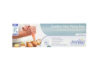 FOODECOR One Way Comfort Clear Disposable Piping Bags, 59 x 28 cm (100 Pcs)