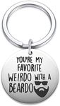 You're My Favorite Weirdo Keychain - Funny Valentine's Day Gifts for Boyfriend Husband - Anniversary Birthday Gift for Him