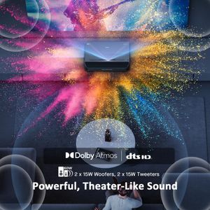 NexiGo Aurora Pro 4K Laser Projector – Ultra HD Home Theater