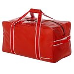Winnwell Hockey Classic, Player Carry Bag, Heavy Duty Tarpaulin Construction to Carry and Store All Your Equipment to and from The Rink (Youth, Red)