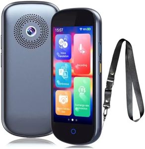 Language Translator Device 2025, No WiFi Needed Two-Way Voice Translation Device in 137 Languages & Accents 4" HD Portable Real Time Online/Offline/Photo/Text Translation for Travel Business