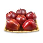 Ikosora 6 Pcs Fake Apples, Artificial Delicious Apples for Decoration Kitchen, Lifelike Artificial Fruits Model Red Apples for Home Wedding Party Decoration, Realistic Faux Fruits Simulation Decor