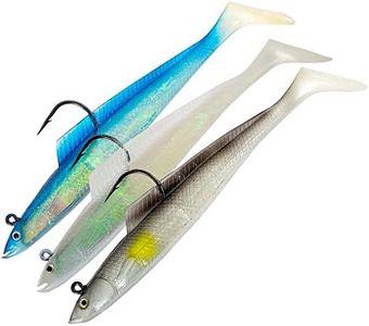 Sidewinder Super Solid/Holo Sandeels - Cod Bass Wrasse Ling Sea Fishing Lures