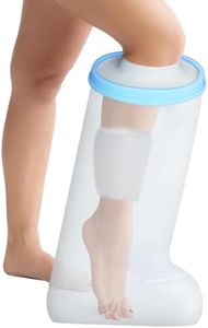 Adult Lower Leg Cast Cover for Shower Waterproof Shower Bandage and Cast Protector for Shower and Bath Watertight Protection to Broken Leg Foot Knee Ankle Wound and Burns (2516.57.4)