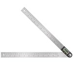 Neoteck Digital Angle Finder Ruler 12 inch/300mm Digital Protractor with Data Hold Function and Zeroing Resetting LCD Display Electronic Spirit Level Gauge Ruler