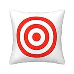 WURTON Soft Decor Design Target Print Corduroy Pillow Covers for Sofa Couch Bed,Square Striped Cushion Case