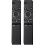 (Pack of 2) Remote for Samsung-TV-Remote,Compatible for All Samsung Smart Curved Frame QLED LED LCD TVs