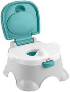 Fisher-Price™ 3-in-1 Toddler Toilet Training Potty Chair and Step Stool, with Removable Toilet Ring