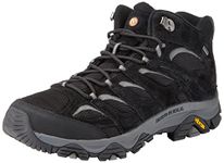 Merrell Men's Moab 3 Mid GTX Hiking Shoe, Black/Grey, 12.5 UK